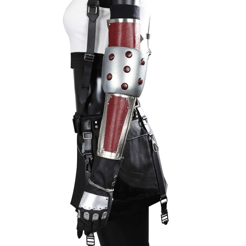 Costume Cosplay Tifa Lockhart - Perruque, Chaussures, Accessoires, Tenue Halloween Final Fantasy VII