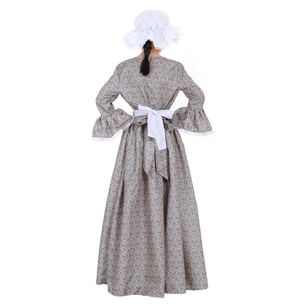 Costume de Fille de Chambre Coloniale Pionnière de la Prairie pour Enfants