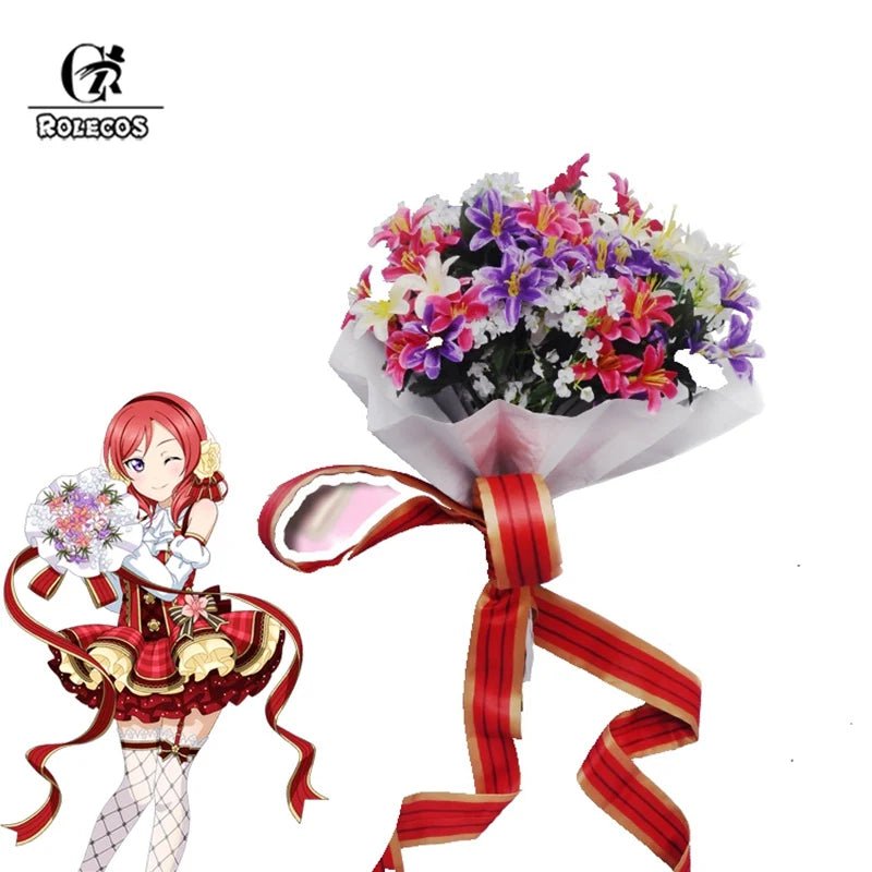 Bouquet de Fleurs Cosplay LoveLive Yazawa Nico Nozomi Tojo Eli Rin Sonoda Umi Kotori Maki