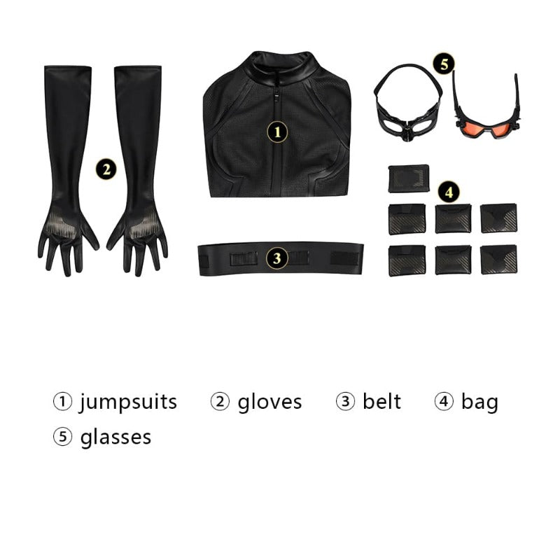 Costume Cosplay Chat Anime Halloween - Combinaison Zentai Selena Kyle pour Adultes