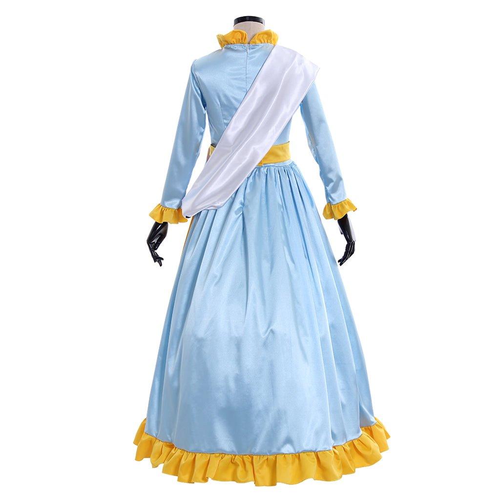 Robe de bal bleue Winifred Mrs. Banks | Costume Cosplay Film pour Halloween