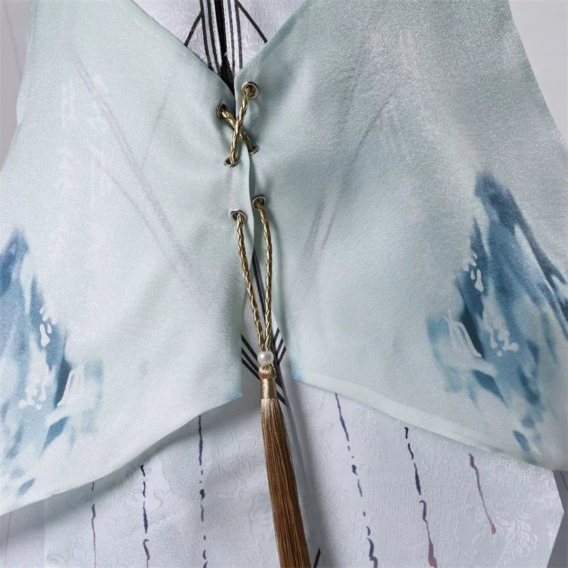 Costume Cosplay Jinhsi Renaissance des Vagues Déchirées - Robe de Magistrate de Jinzhou pour Femme