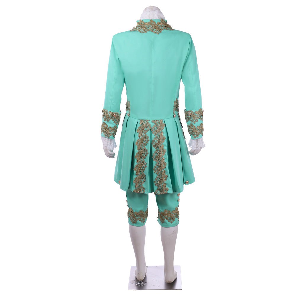 Costume Homme Rococo 18ème Siècle - Costume Colonial Vert | Série Médiévale L'AniMirage