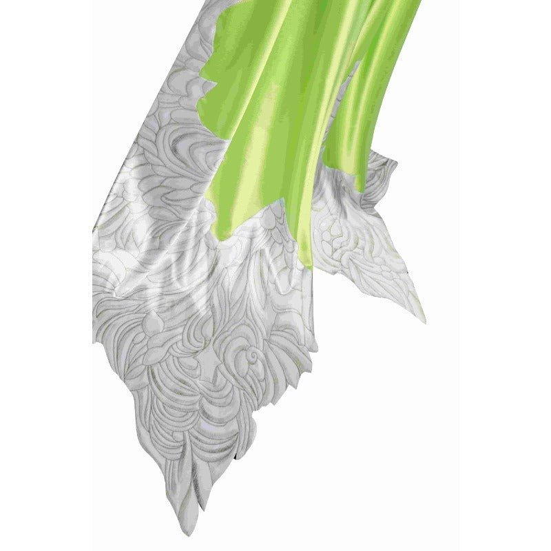 Costume Cosplay FF14 Nophica - Robe Longue Verte pour Halloween & Fêtes