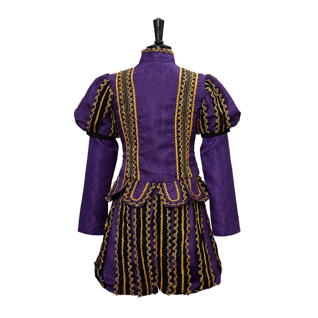 Costume Renaissance Roi Henri VIII - Tenue Noble Royale Médiévale Tudor avec Garniture Or