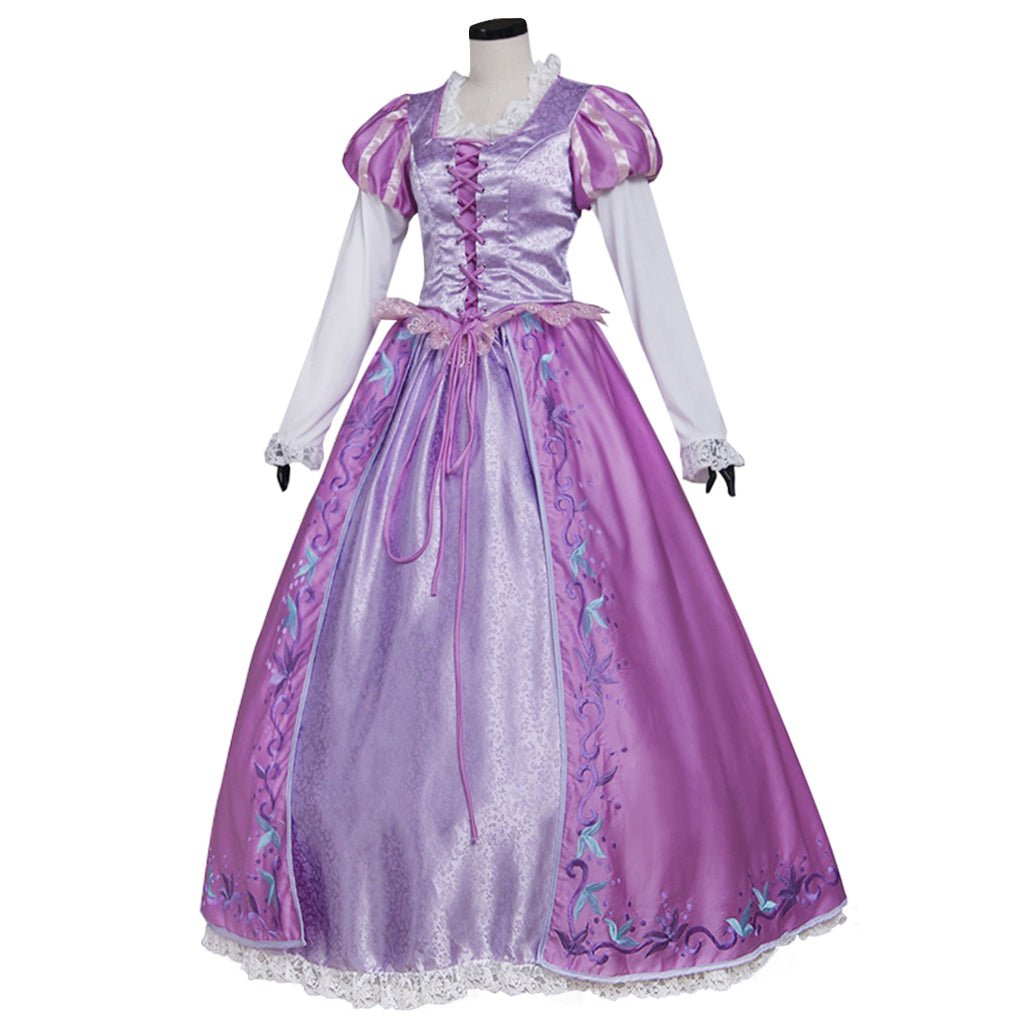 Série de Costumes Cosplay Disney Tangled | Rapunzel, Naveen, Mère Gothel & Plus
