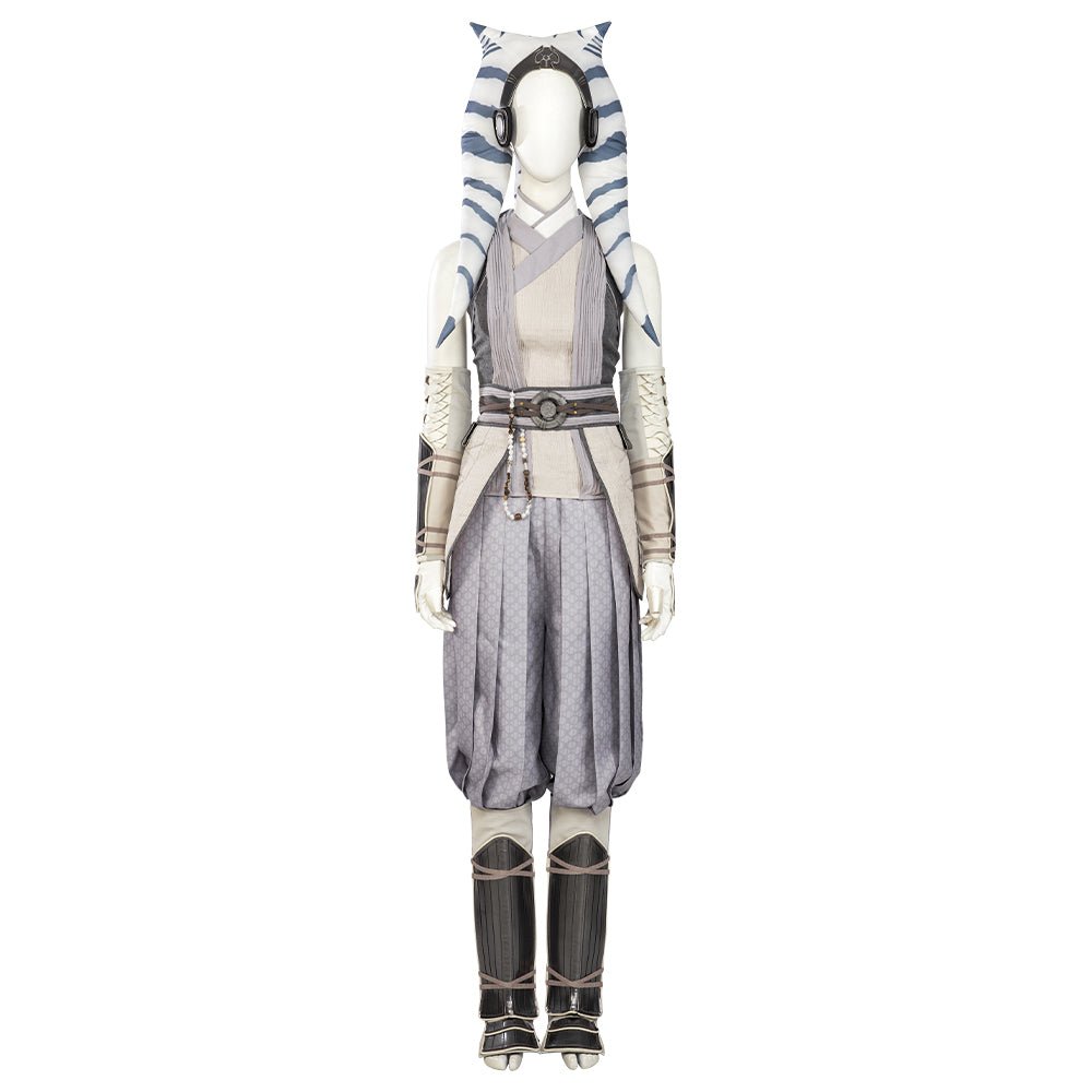 Costume Cosplay Ahsoka Tano Blanc de Star Wars: Ahsoka