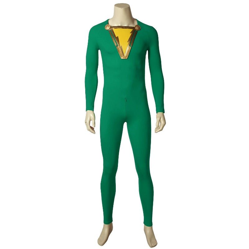 Costume Cosplay Shazam Version Verte – Tenue Authentique de Super-héros pour Fans