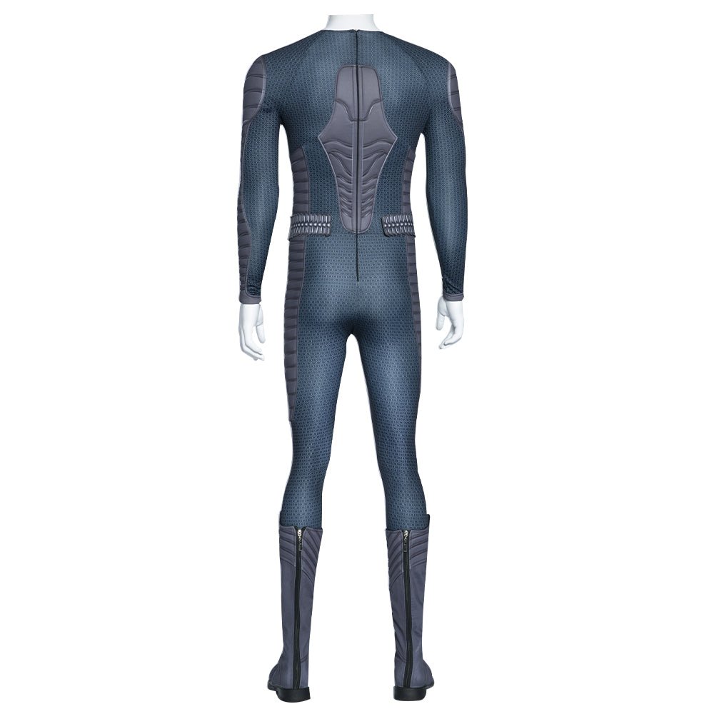 Costume Cosplay Aquaman 2 Arthur Curry Combinaison Zentai Chaussures Halloween