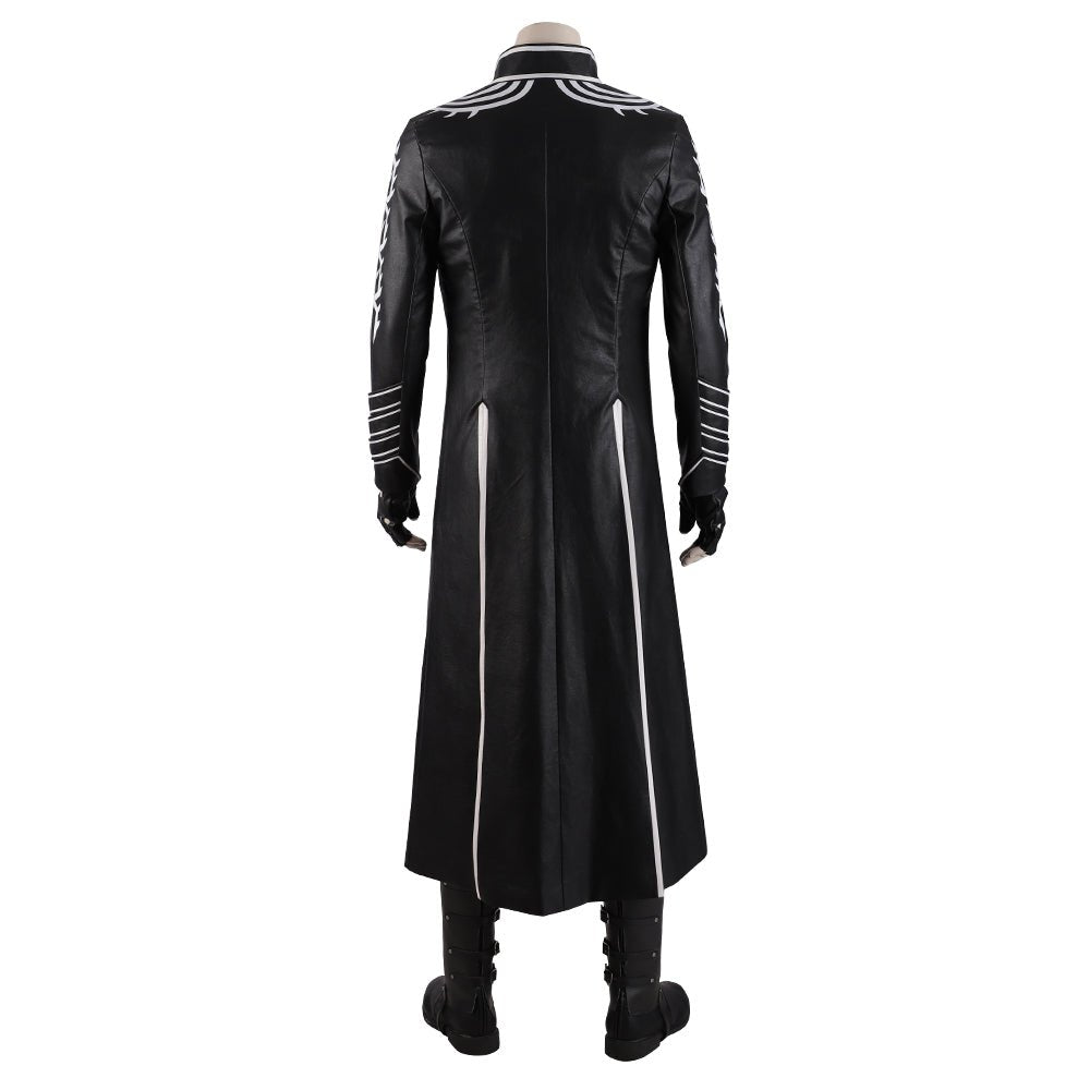 Costume Cosplay Vergil Devil May Cry 5 - Tenue de Jeu de Haute Qualité