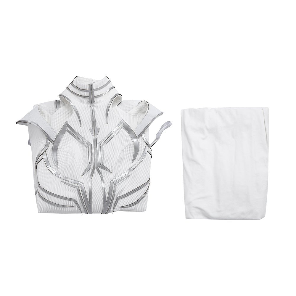 Costume Cosplay Hela en Blanc - Série What If...? Marvel