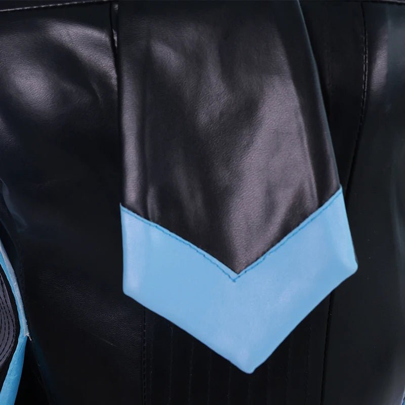 Costume Fille Lapin Ruan Mei Honkai Star Rail pour Femmes - Combinaison Uniforme Noir et Bleu