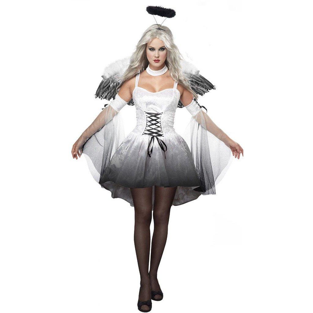 Costume Ange Noir Zombie pour Femme | Cosplay Gothique Ange Maléfique