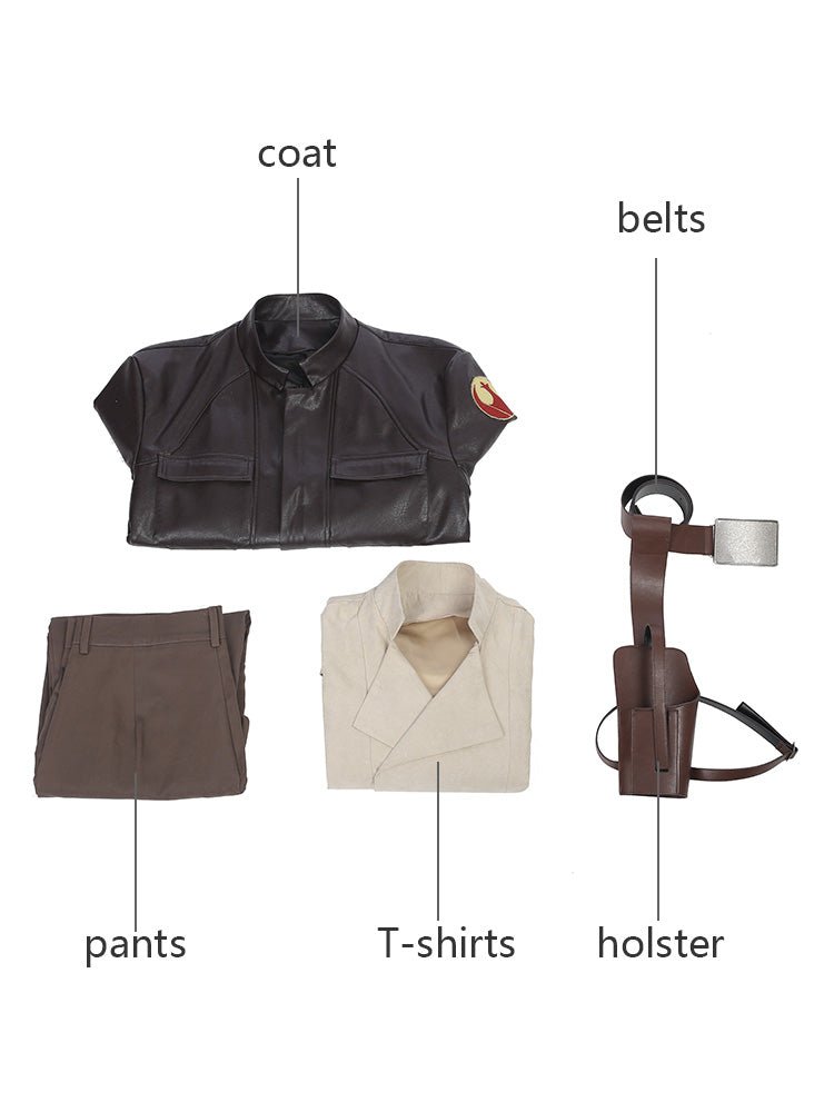 Star Wars: Le Dernier Jedi Costume Cosplay Poe Dameron - Qualité Premium