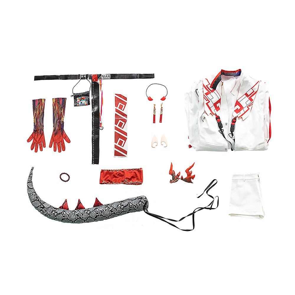 Costume Cosplay Nian d'Arknights - Incarnez l'Opératrice Légendaire