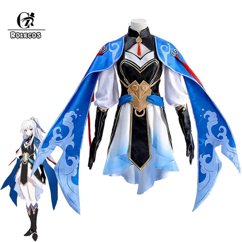 Costume Cosplay Jingliu Juvenile Honkai Star Rail pour Hommes Adultes Fête d'Halloween Carnaval