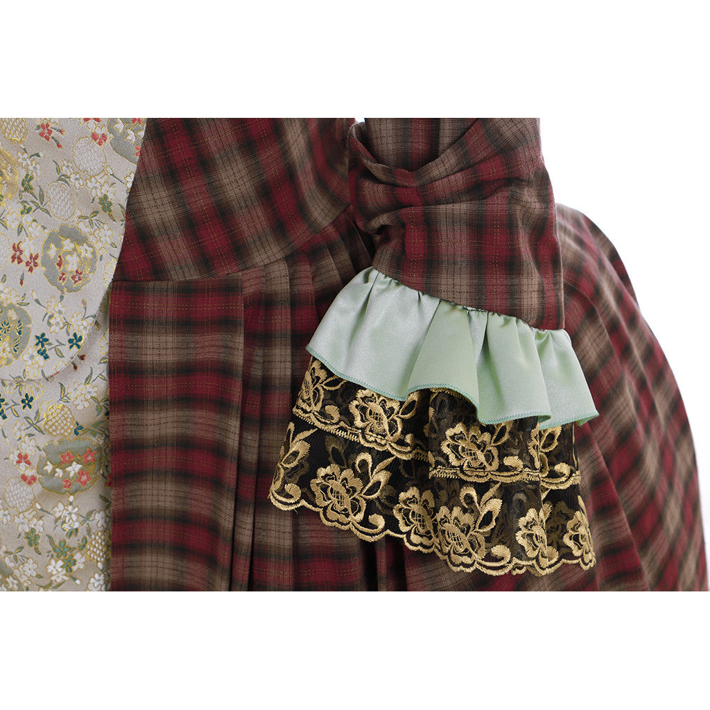 Robe Costume Inspirée d'Outlander | Cosplay des Highlands Écossais pour Femmes