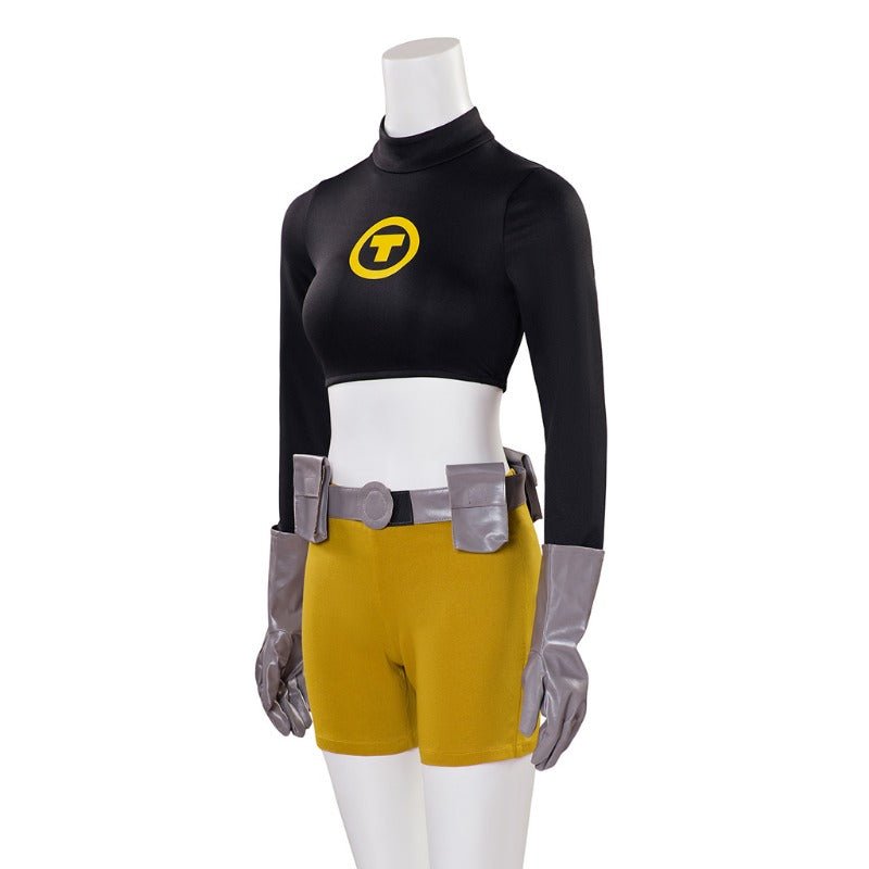 Costume Cosplay Terra Teen Titans pour Filles - Costume de Super Héroïne pour Halloween