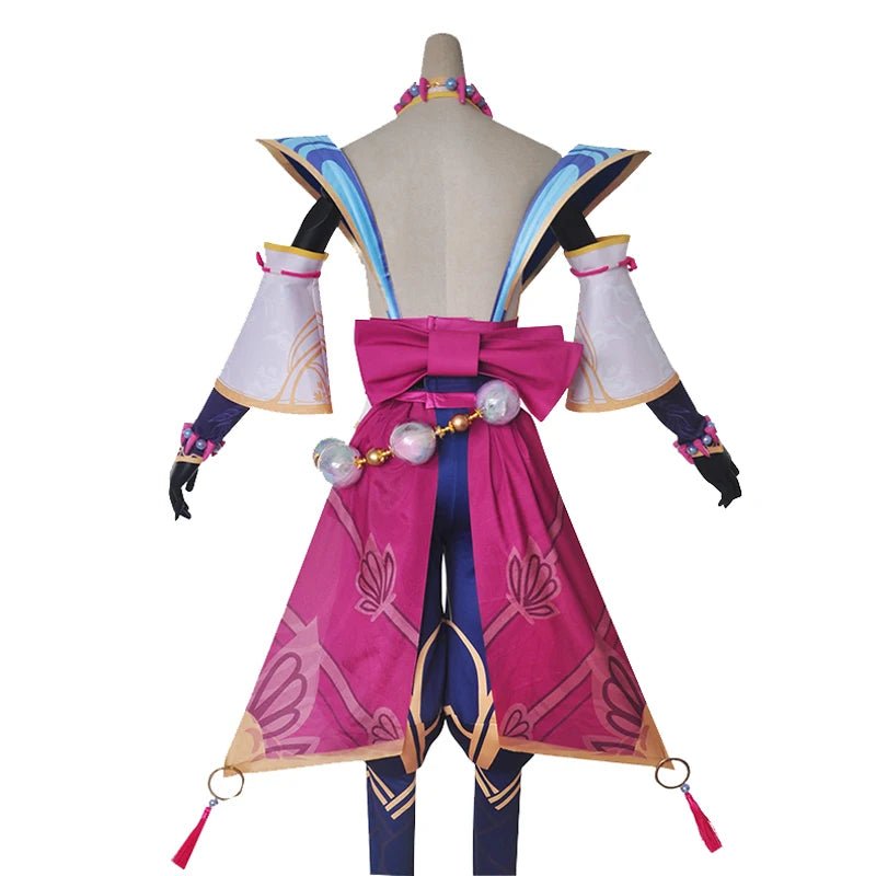 Costume Cosplay LOL Spirit Blossom Syndra Robe Femme Kimono Ensemble Complet