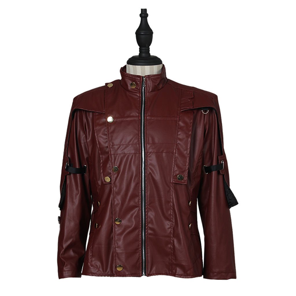 Veste en cuir Star Lord Cosplay Costume d'Halloween - Veste courte Gardiens de la Galaxie 2 par L'AniMirage