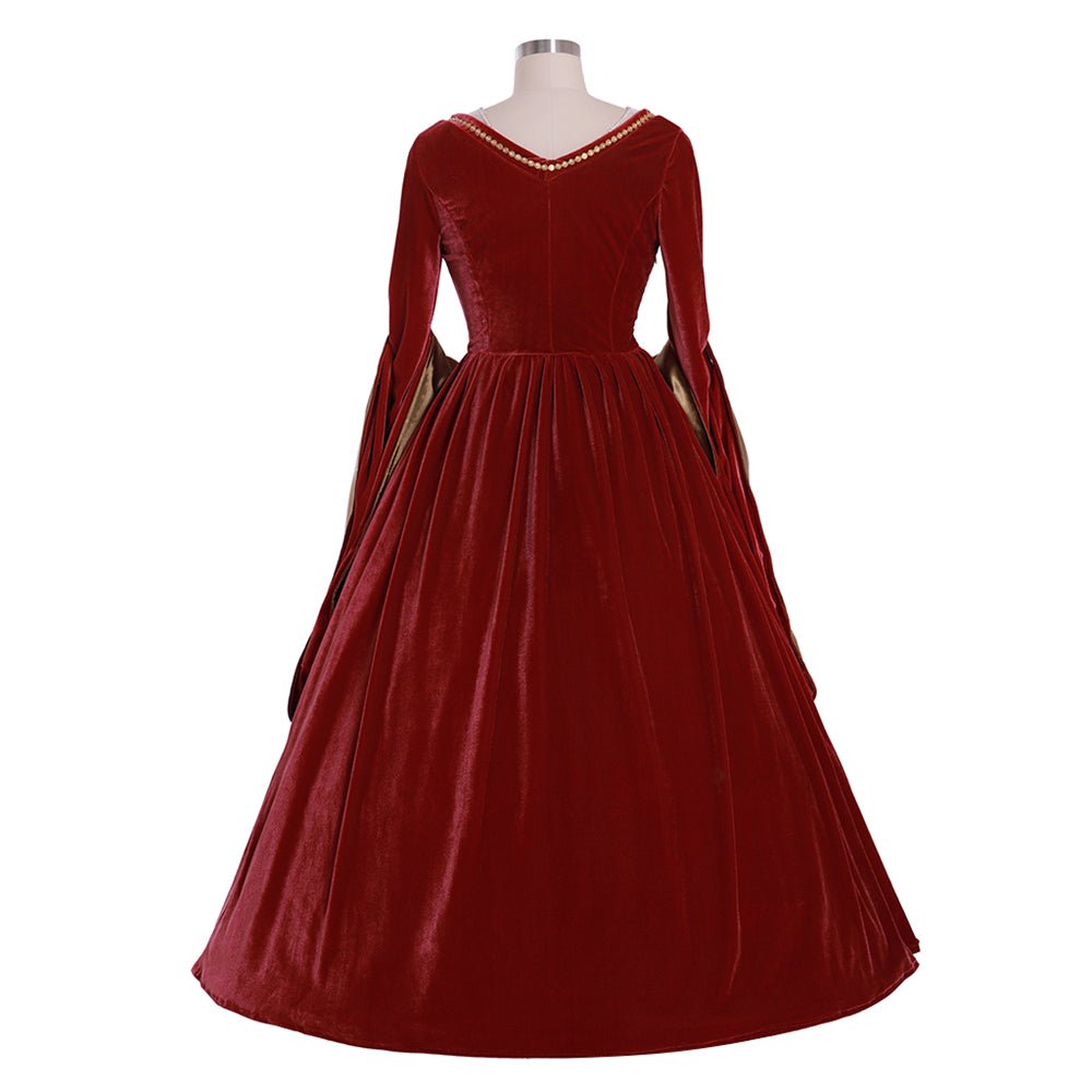 Robe Rouge Elizabeth Tudor Anne Boleyn | Costume Cosplay La Robe des Tudor