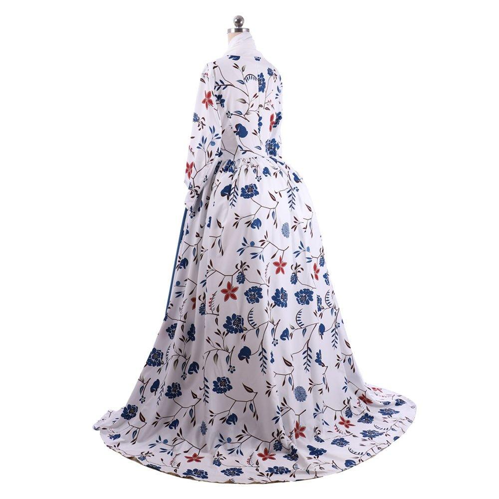 Robe de Cour Rococo du 18ème Siècle - Impression Numérique sur Coton Élasticité par L'AniMirage