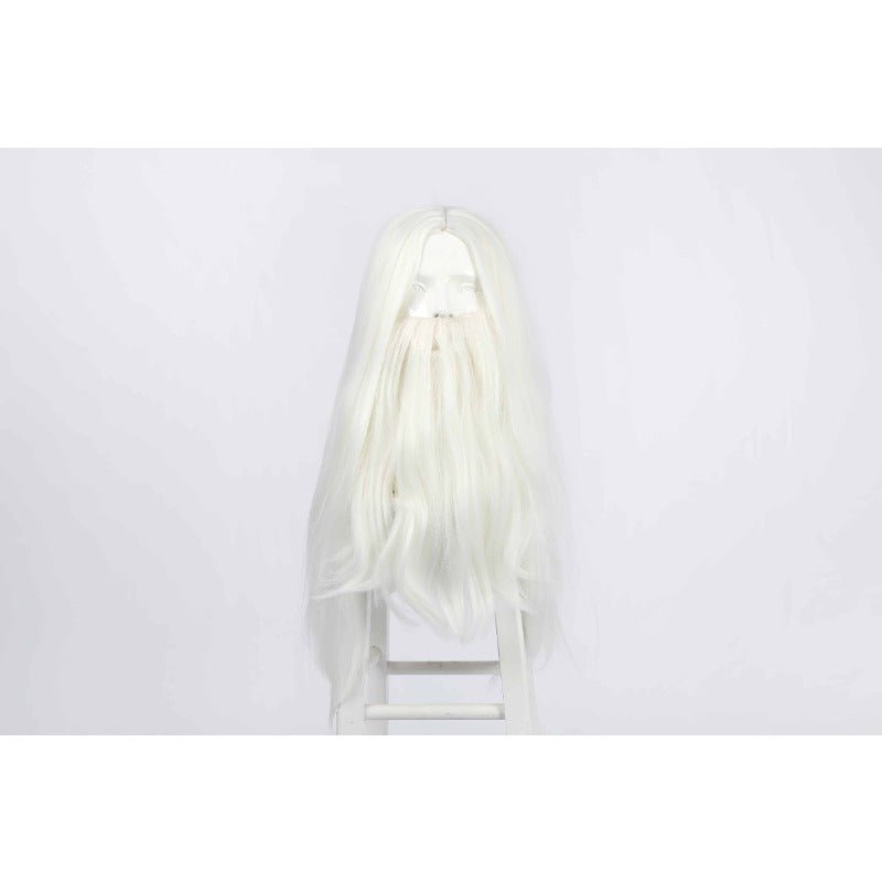 Costume Cosplay Gandalf le Blanc du Seigneur des Anneaux Complet avec Cape et Chaussures