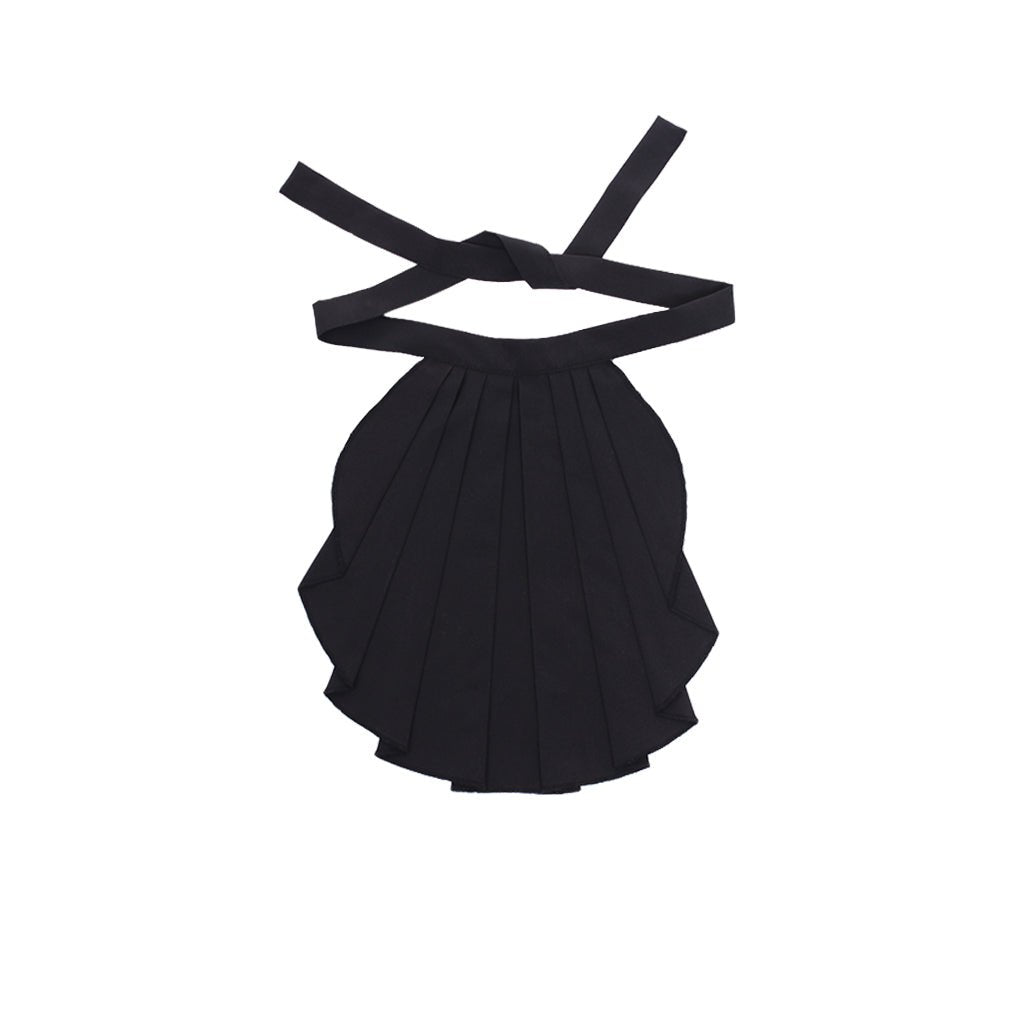Noeud Jabot Victorien Noir Accessoire Médiéval pour Hommes