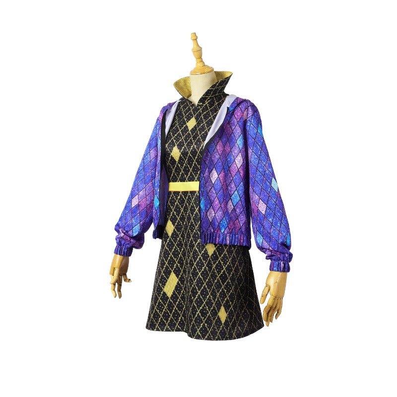 Costume Cosplay Élémental pour Enfants - Robe Ember, Veste Wade, Tenue d'Halloween