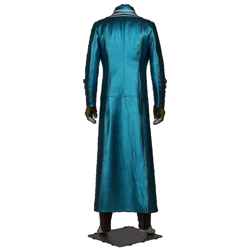 Manteau en cuir Vergil Cosplay Devil May Cry 3 Costume pour Halloween et Carnavals