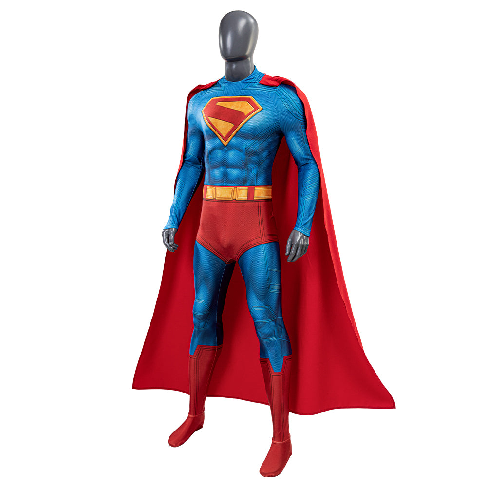 Nouveau Costume Cosplay Superman (Version Imprimée 2025) - Tenue Anime de Qualité Supérieure