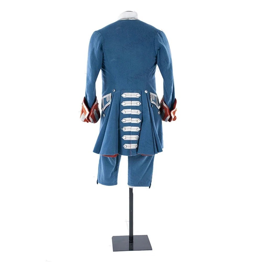 Uniforme Cosplay Tudor Bleu - Costume Hussard de la Guerre Civile Victorienne | Tenue de Garde sur Mesure