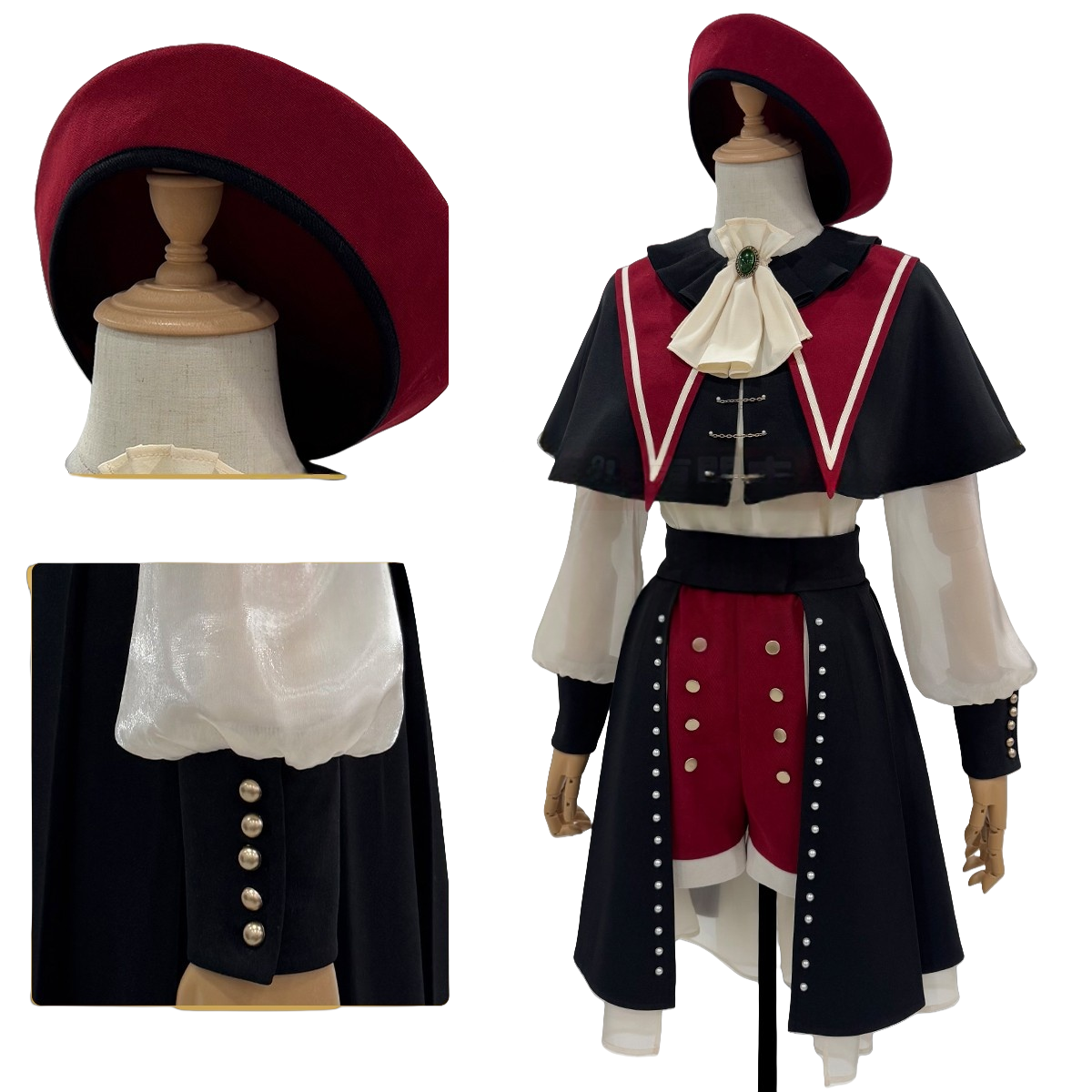 Costume Cosplay BanG Dream Ave Mujica Wakaba Mutsumi - Tenue Anime de Haute Qualité