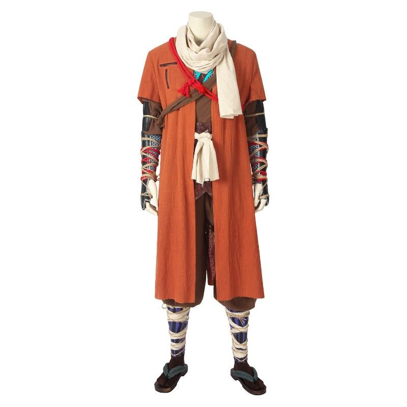 Costume Cosplay Sekiro: Ombres Mourir Deux Fois – Loup, Design Samouraï Authentique