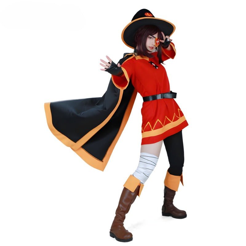 Costume Cosplay Megumin de KonoSuba: La Bénédiction de Dieu sur ce Monde Merveilleux!