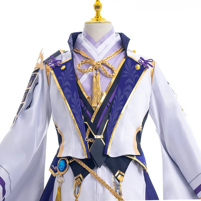Costume Cosplay Kamisato Ayato de Genshin Impact - Ensemble Complet pour Hommes