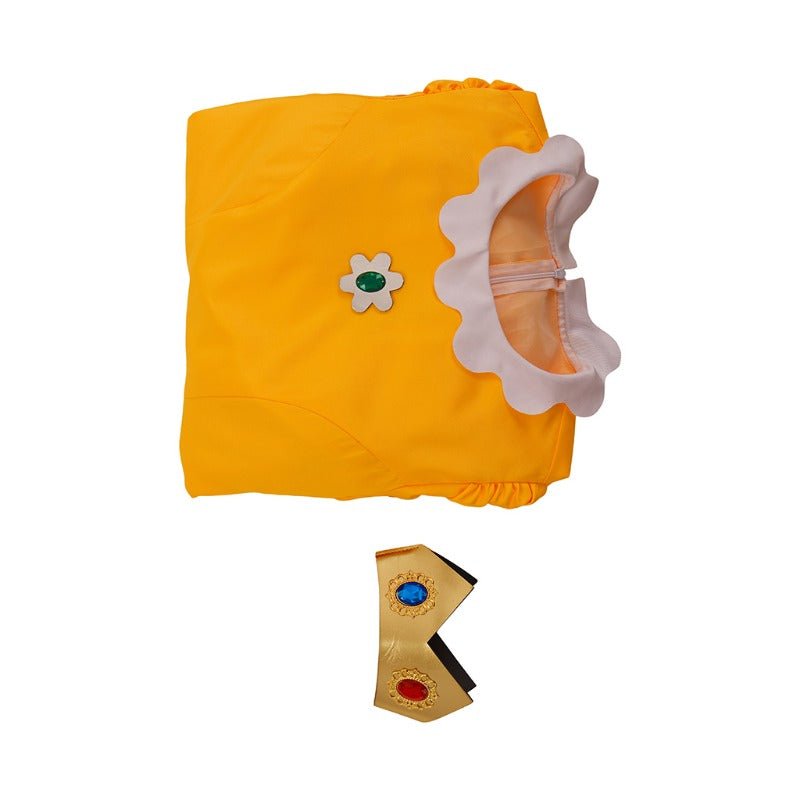 Robe Cosplay Rosalina avec Couronne - Costume Princesse Daisy pour Halloween & Fêtes