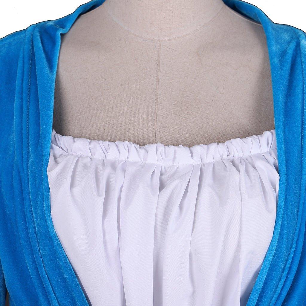 Costume Cosplay Elizabeth Schuyler Hamilton Robe Bleue | Hamilton Broadway Costume Colonial Rococo Bal