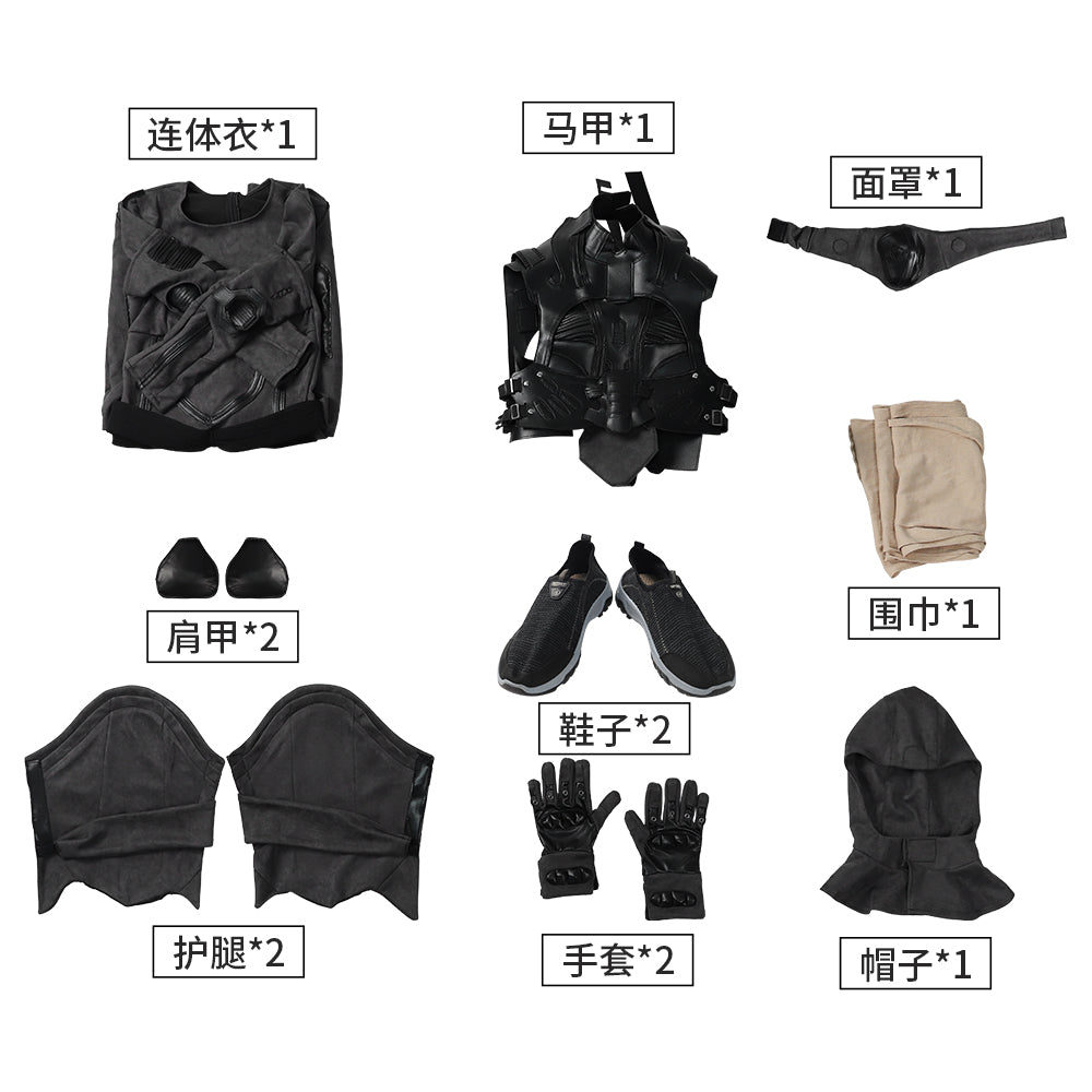 Costume Cosplay Chani de Dune - Tenue Fremen pour Femmes pour Roleplay et Halloween