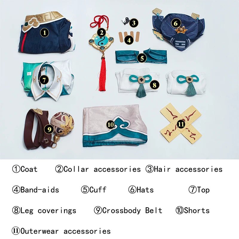 Costume Cosplay Huohuo de Honkai Star Rail - Robe de Fille Foxian de la Xianzhou Luofu pour Halloween, Carnaval et Fêtes