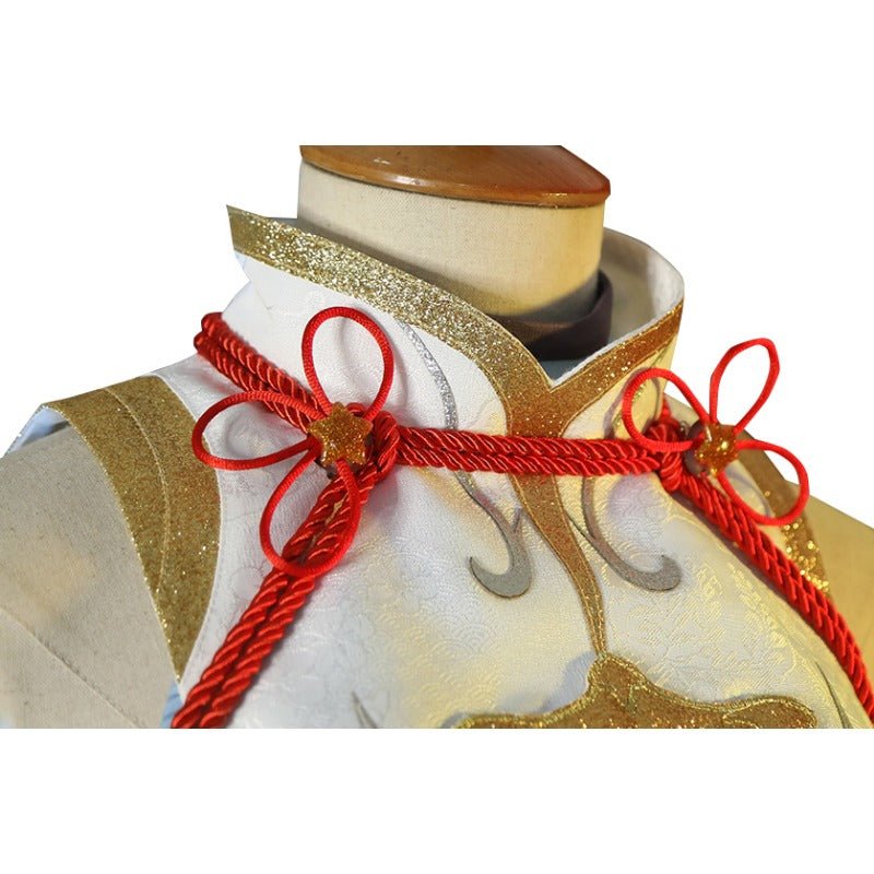 Costume Cosplay Shenhe Genshin Impact Complet pour Halloween et Jeu de Rôle