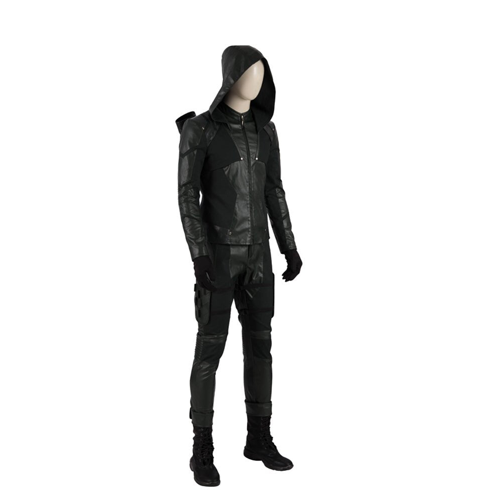 Costume Cosplay Oliver Queen Saison 8 Flèche Verte - Qualité Premium Série TV