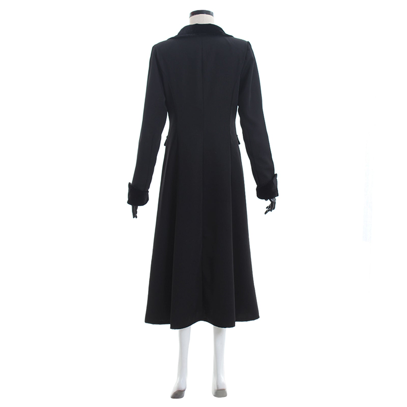 Costume Cosplay Mary Poppins Veste Robe Adulte Noir/Rouge