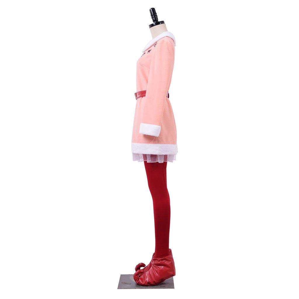 Costume Couple Elf Buddy et Jovie | Costume Cosplay Noël | Film Costumes pour Couples | Tenue Verte Buddy l'Elf