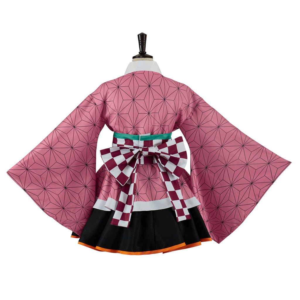 Costume Cosplay Kimono Nezuko de Demon Slayer – Tenue Authentique d'Anime