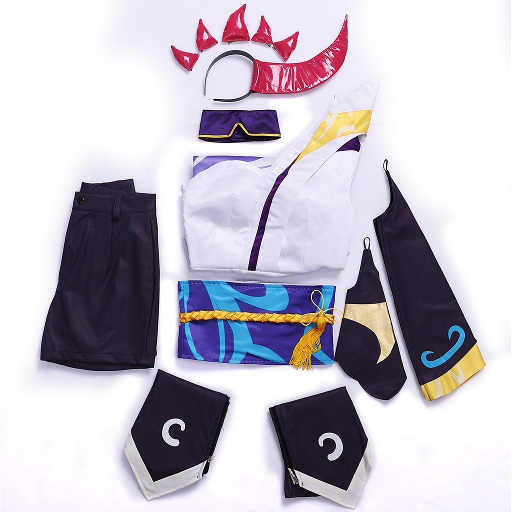 Costume Cosplay Spirit Blossom Riven pour Femmes | Série de Cosplay de Jeu