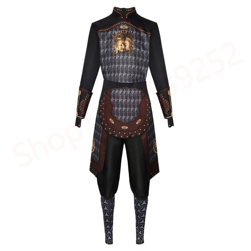 Costume Cosplay Erlang Shen – Combattant Yang Jian de Black Myth Wukong | Tenue de Jeu de Rôle pour Adulte