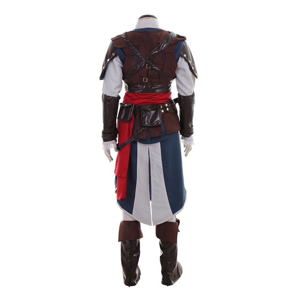 Costume Complet Edward Kenway avec Chaussures - Tenue d'Assassin’s Creed Black Flag pour Adultes