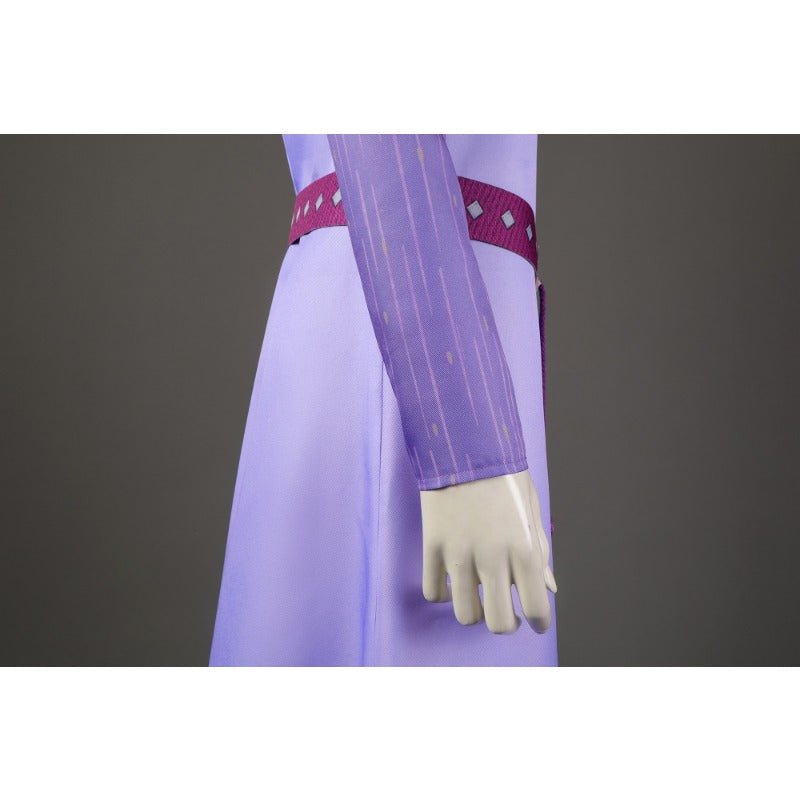 Costume Cosplay Asha Princesse Violette pour Adultes - Inspiré du Film Wish