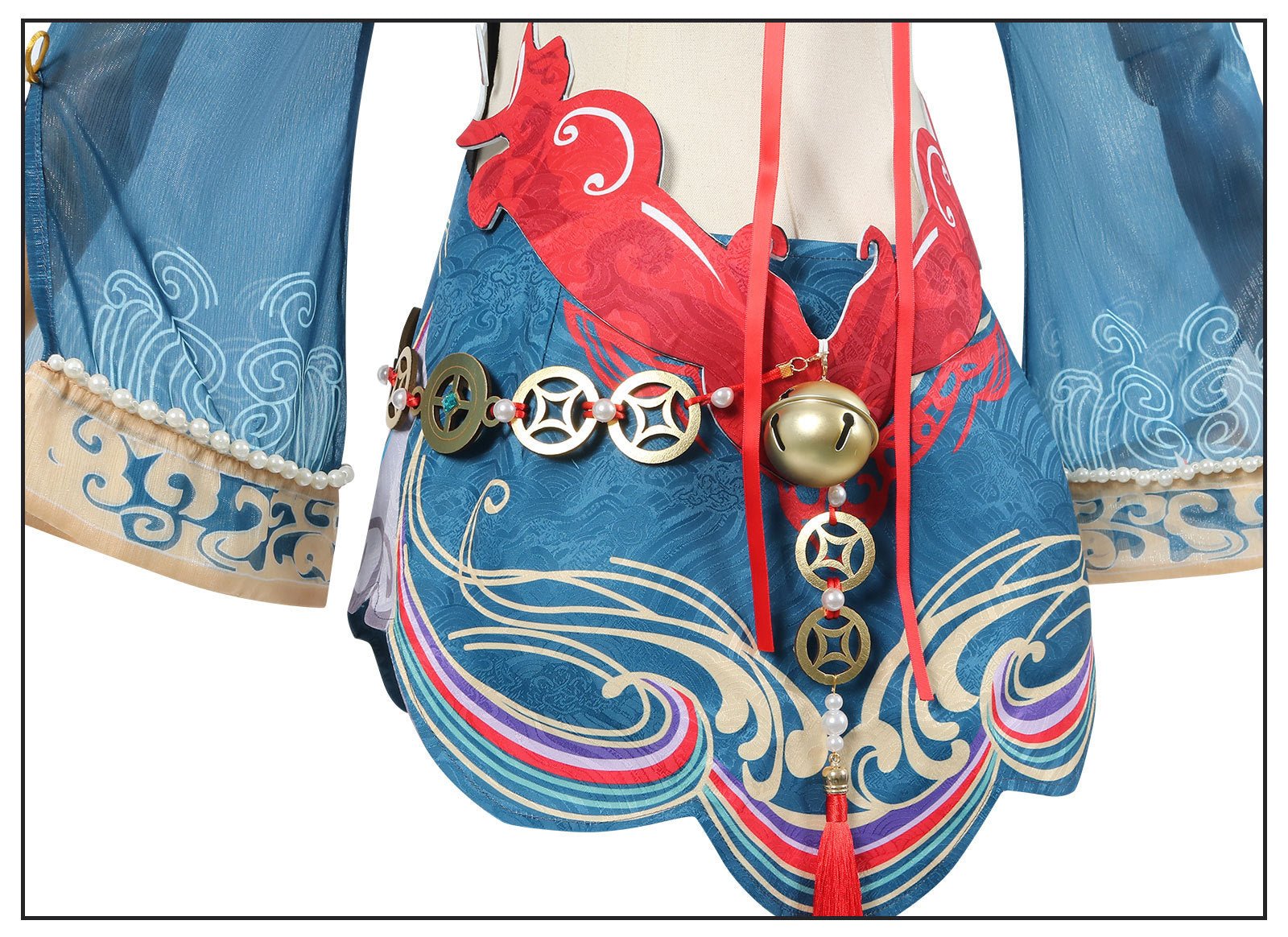 Costume Cosplay Genshin Impact Yu Linglong – Adorable Petite Zombie Voyageuse d'Encre